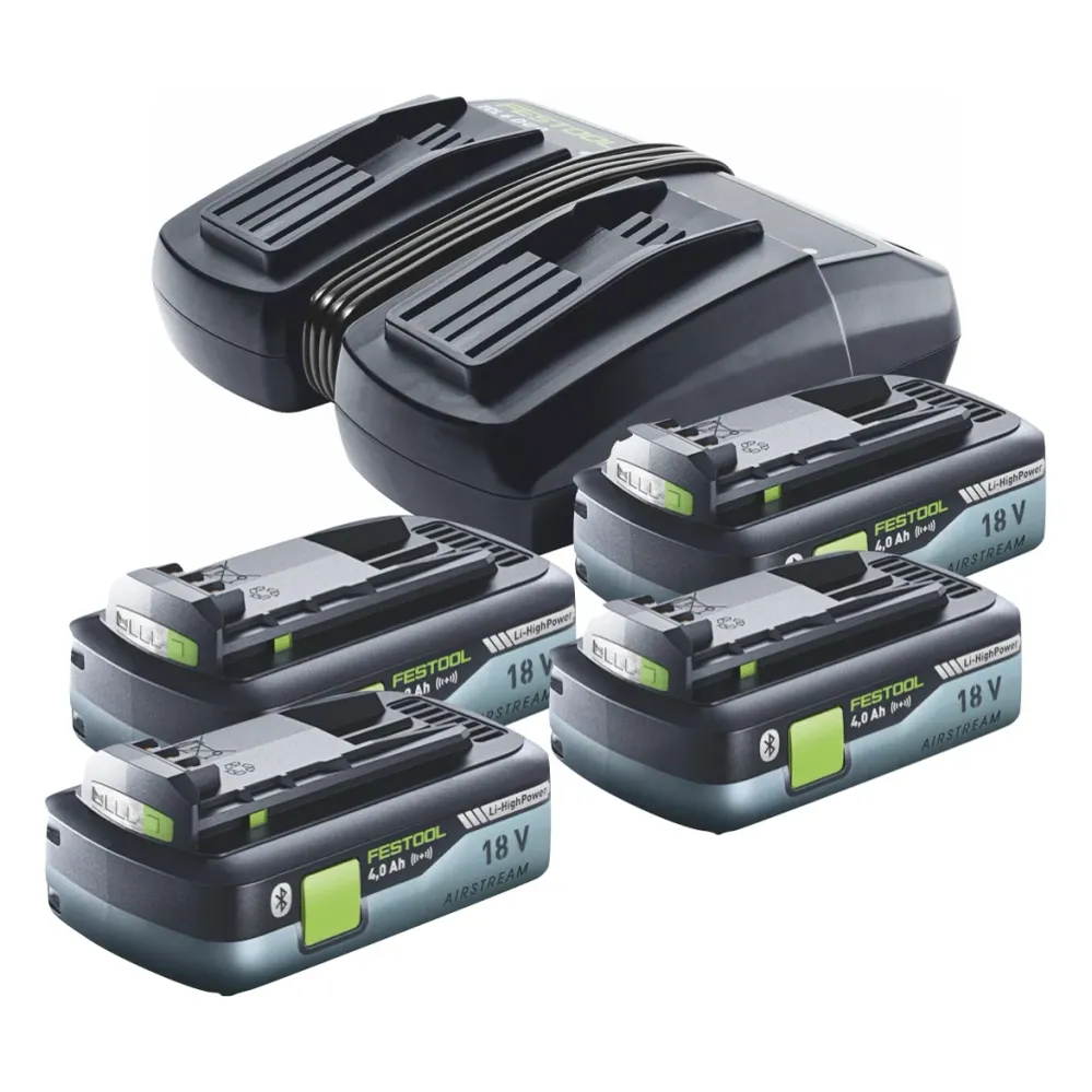 Festool CTMC MIDI akumulatorowy odkurzacz mobilny 36 V ( 2x 18 V ) klasa pyłu M + 4x akumulator 4,0 Ah + ładowarka + systa...
