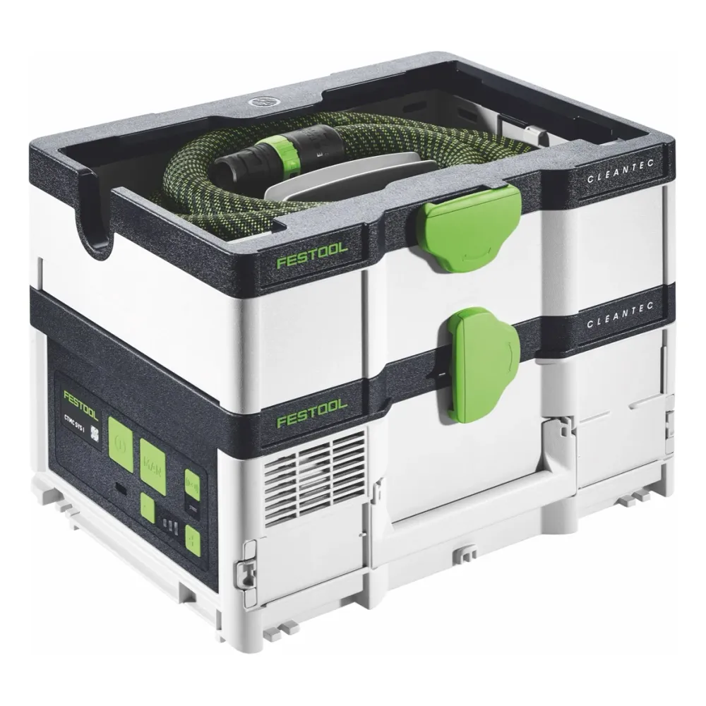Festool CTMC SYS HPC 4,0 I-Plus akumulatorowy odkurzacz mobilny 36 V ( 2x 18 V ) klasa pyłu M ( 576942 ) + 4x akumulator 4...