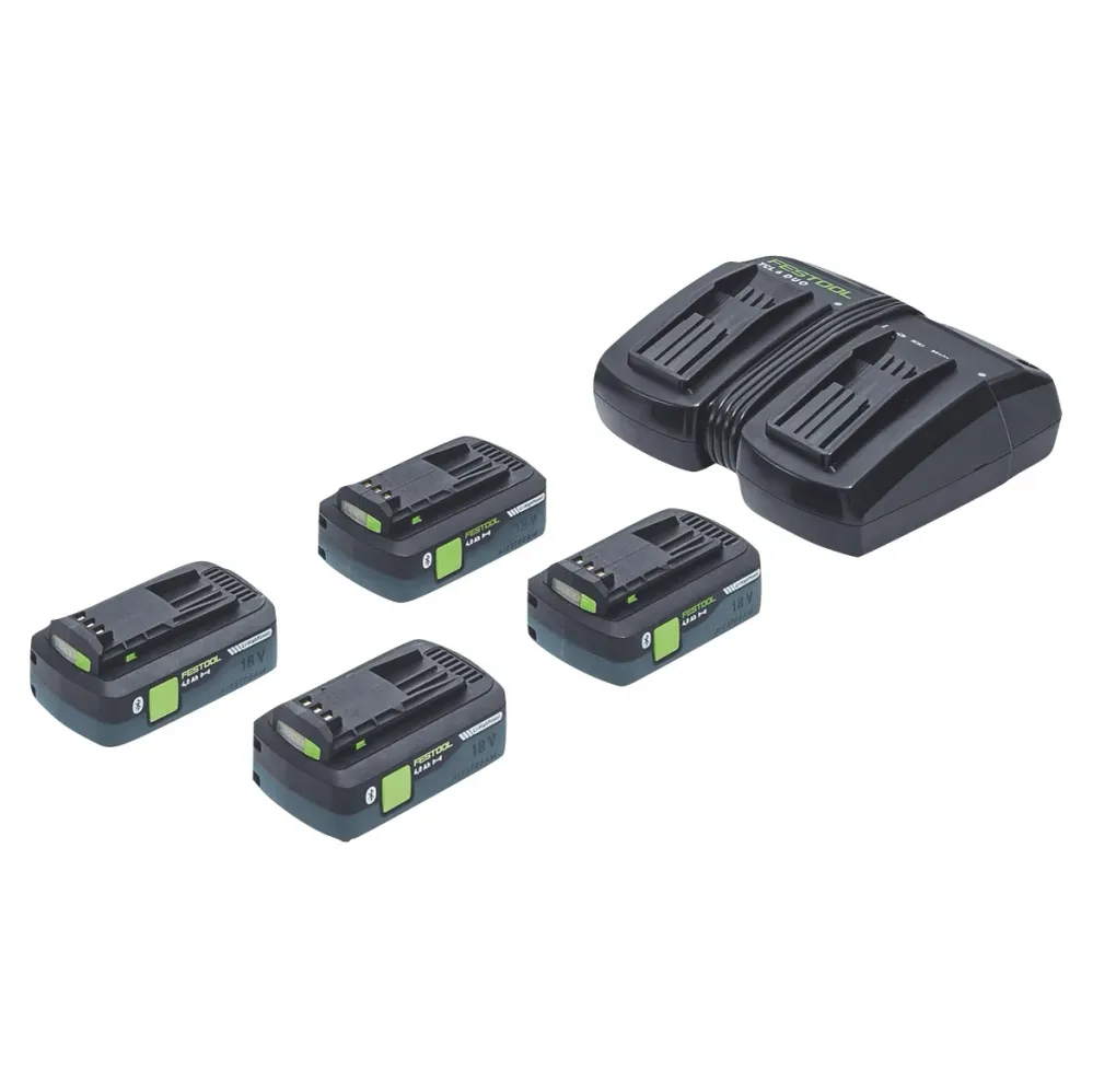 Festool CTMC SYS HPC 4,0 I-Plus akumulatorowy odkurzacz mobilny 36 V ( 2x 18 V ) klasa pyłu M ( 576942 ) + 4x akumulator 4...
