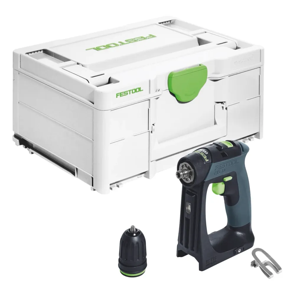 Festool CXS 18-Basic akumulatorowa wiertarko-wkrętarka 18 V 40 Nm bezszczotkowa ( 576882 ) + systainer - bez akumulatora,...