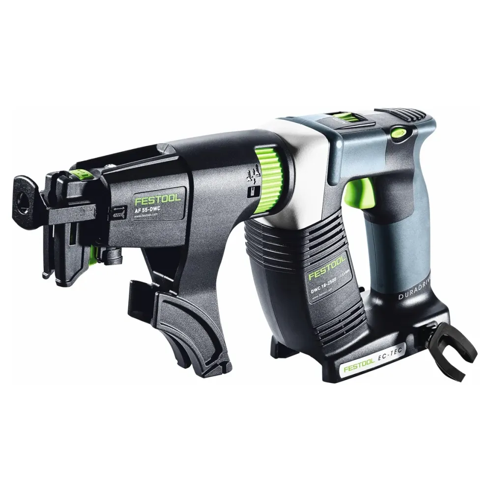Festool DURADRIVE DWC 18-2500 Basic akumulatorowa wkrętarka budowlana 18 V 18 Nm bezszczotkowa + 2x akumulator 3,0 Ah + ła...