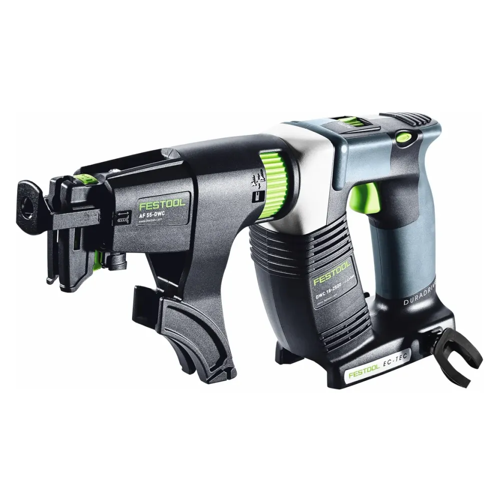 Festool DURADRIVE DWC 18-4500 Basic akumulatorowa wkrętarka budowlana 18 V 14 Nm bezszczotkowa + 1x akumulator 5,0 Ah + Sy...