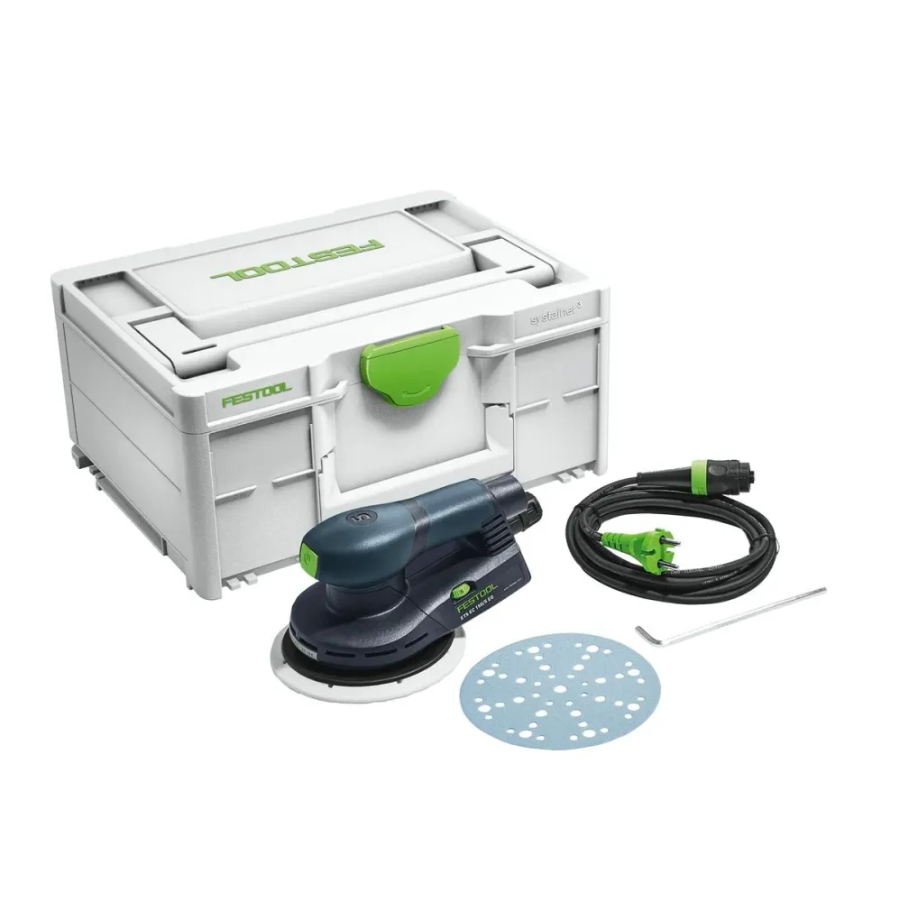 Festool ETS EC 150/5 EQ-Plus Szlifierka oscylacyjna 400 W 150 mm bezszczotkowa ( 576329 ) + Systainer