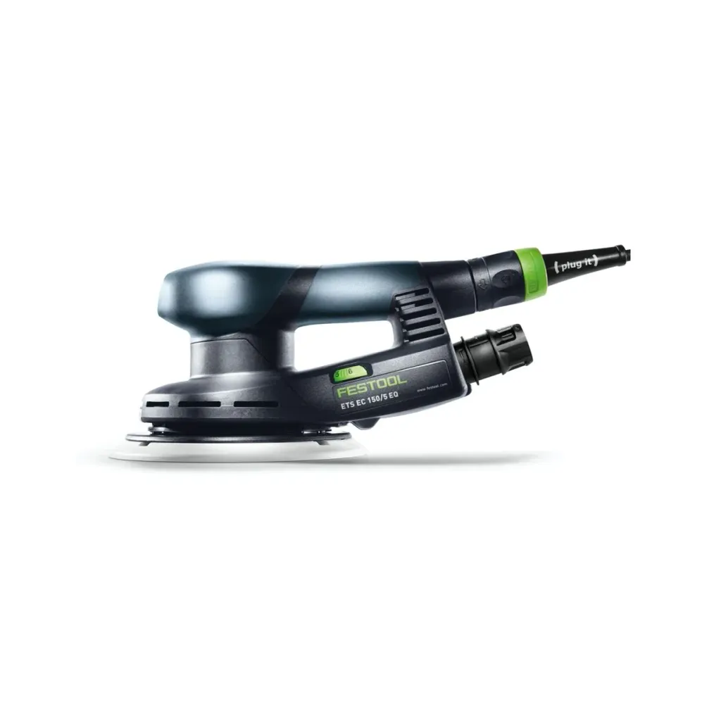 Festool ETS EC150/3 EQ-Plus szlifierka mimośrodowa 400 W 150 mm bezszczotkowa + 250 tarcz szlifierskich + 2x talerz ochron...
