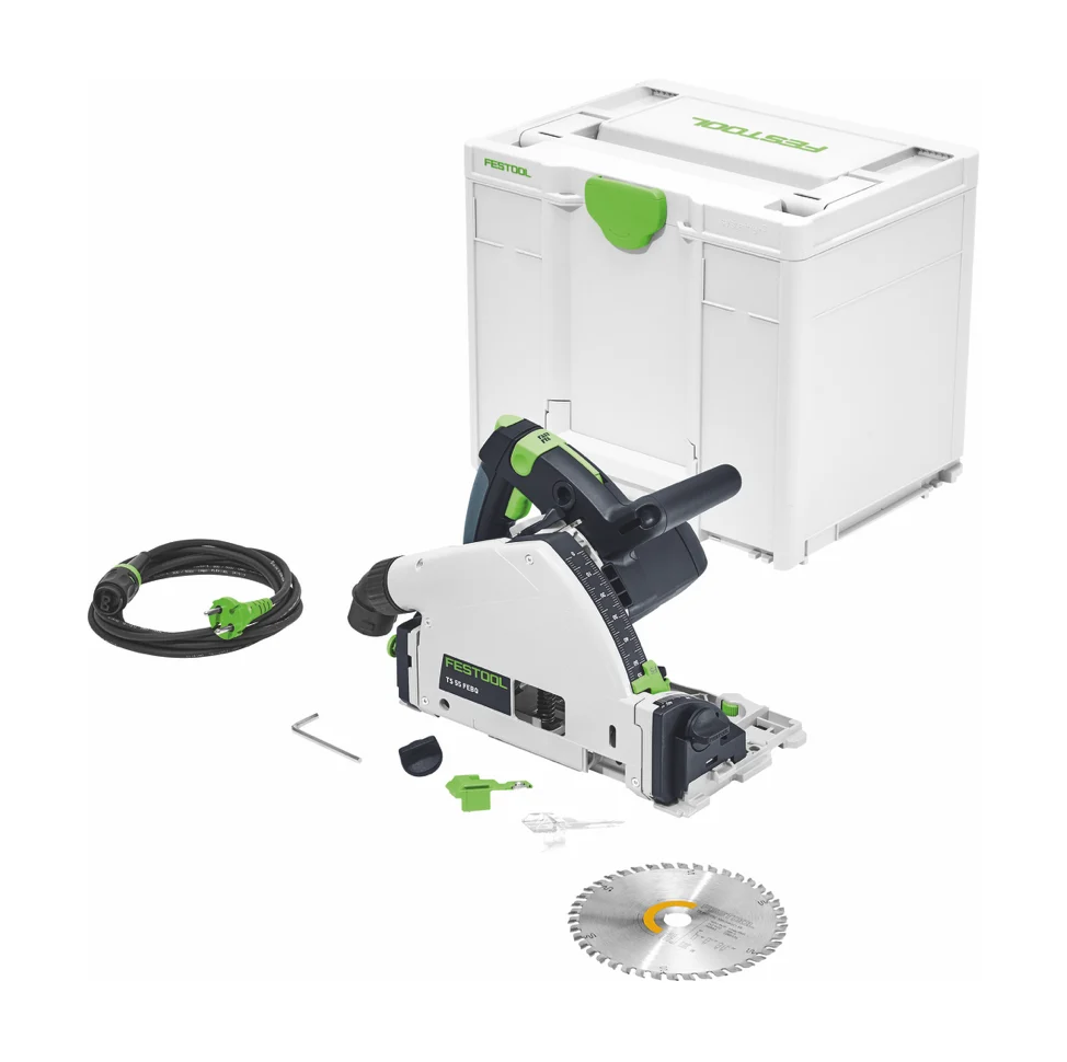 Festool TS 55 FEBQ-Plus zagłębiarka 1200 W 160 mm + Systainer ( 576703 ) - Następca 576000
