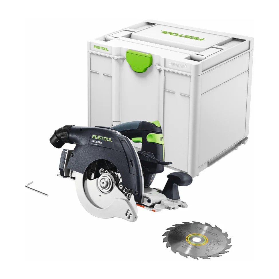 Festool HKC 55 EB-Basic akumulatorowa pilarka tarczowa 18 V 160 mm bezszczotkowa ( 576163 ) + Systainer - bez akumulatora,...