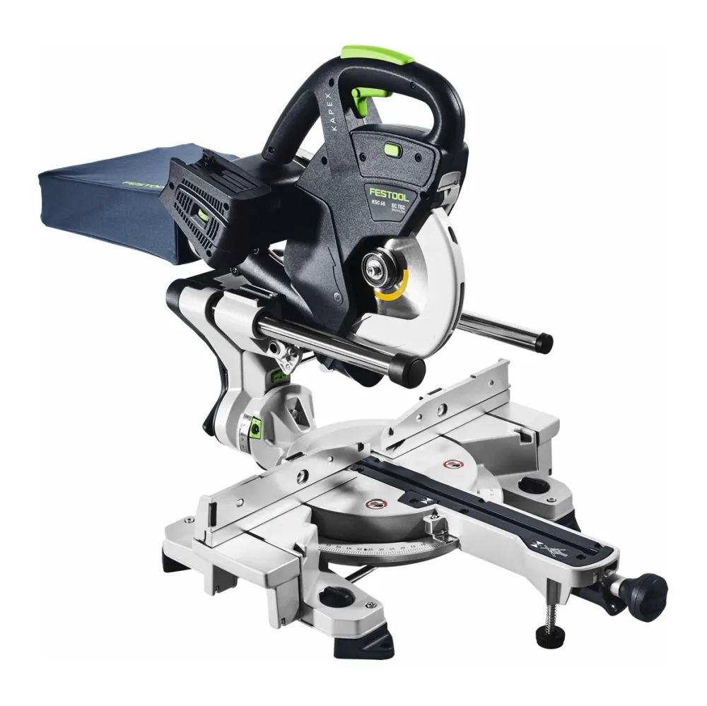 Festool KSC 60 EB-Basic KAPEX akumulatorowa pił poprzeczna 18 V / 36 V 216 mm bezszczotkowa + 2x akumulator 4,0 Ah + ładow...
