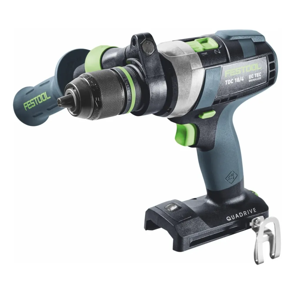 Festool TDC 18/4 I-Basic akumulatorowa wiertarko-wkrętarka 18 V 75 Nm bezszczotkowa + 1x akumulator 3,0 Ah + ładowarka + s...