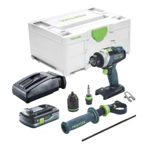 Festool TPC 18/4 I-Basic akumulatorowa wiertarko-wkrętarka udarowa 18 V 75 Nm bezszczotkowa + 1x akumulator 4,0 Ah + ładow...
