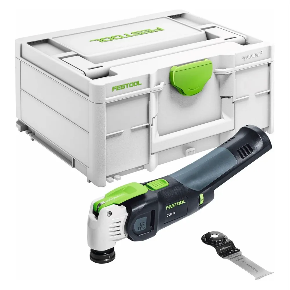 Festool VECTURO OSC 18 E-Basic akumulatorowe narzędzie oscylacyjne 18 V Starlock Max ( 576591 ) bezszczotkowe + systainer...
