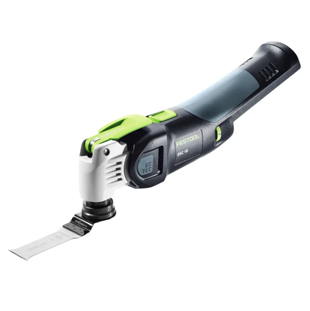 Festool VECTURO OSC 18 E-Basic Set Oscylator akumulatorowy 18 V Starlock Max Brushless + 1x akumulator 5,0 Ah + ładowarka...