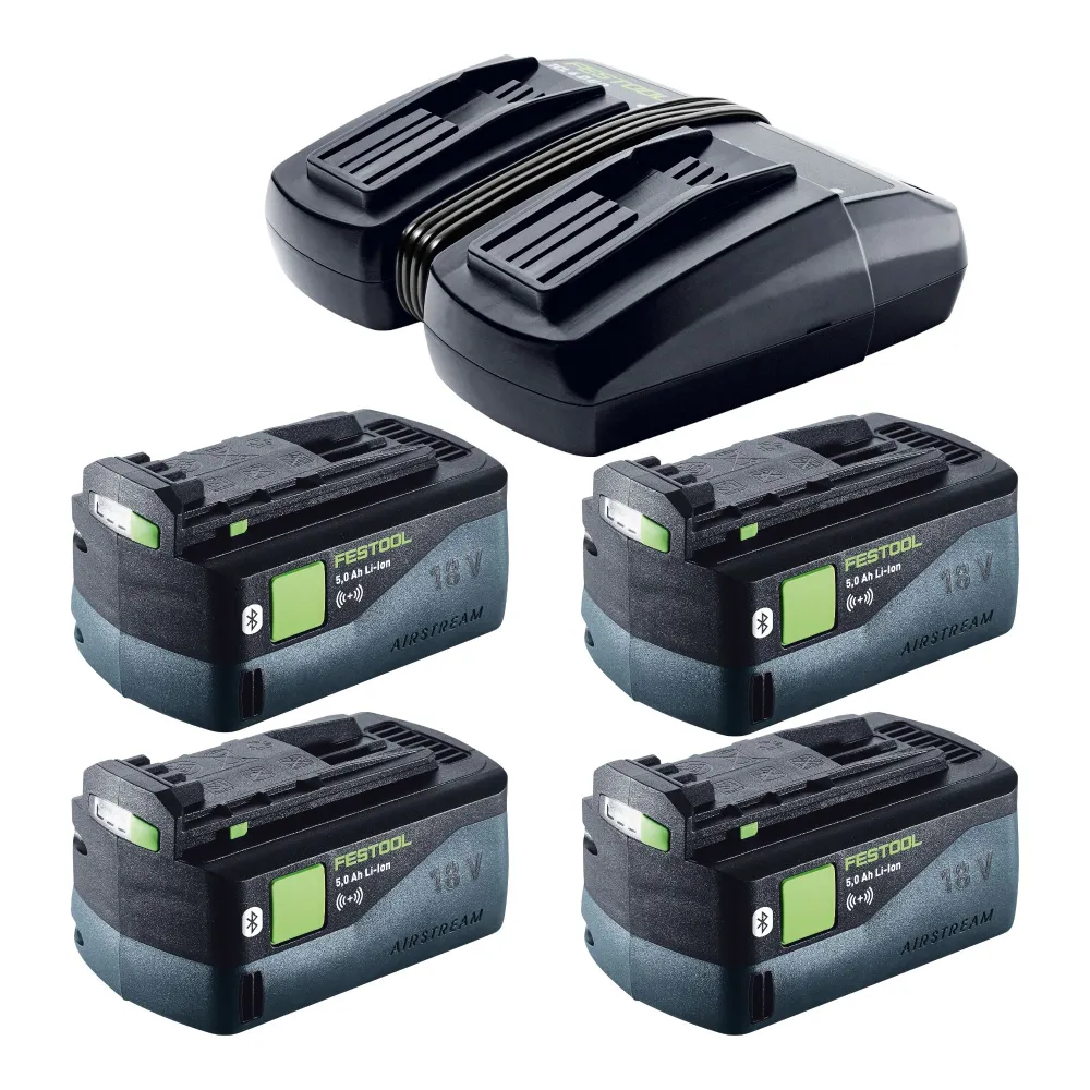 Festool KAPEX KSC 60 EB-Basic akumulatorowa pił poprzeczna 18 V / 36 V 216 mm bezszczotkowa + 4x akumulator 5,0 Ah + ładow...