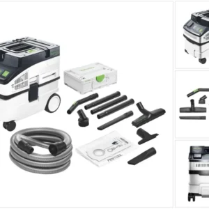 Odkurzacz mobilny Festool CT 15 E CLEANTEC 15 l + zestaw czyszczący RS-ST D 27/36-Plus w Systainerze