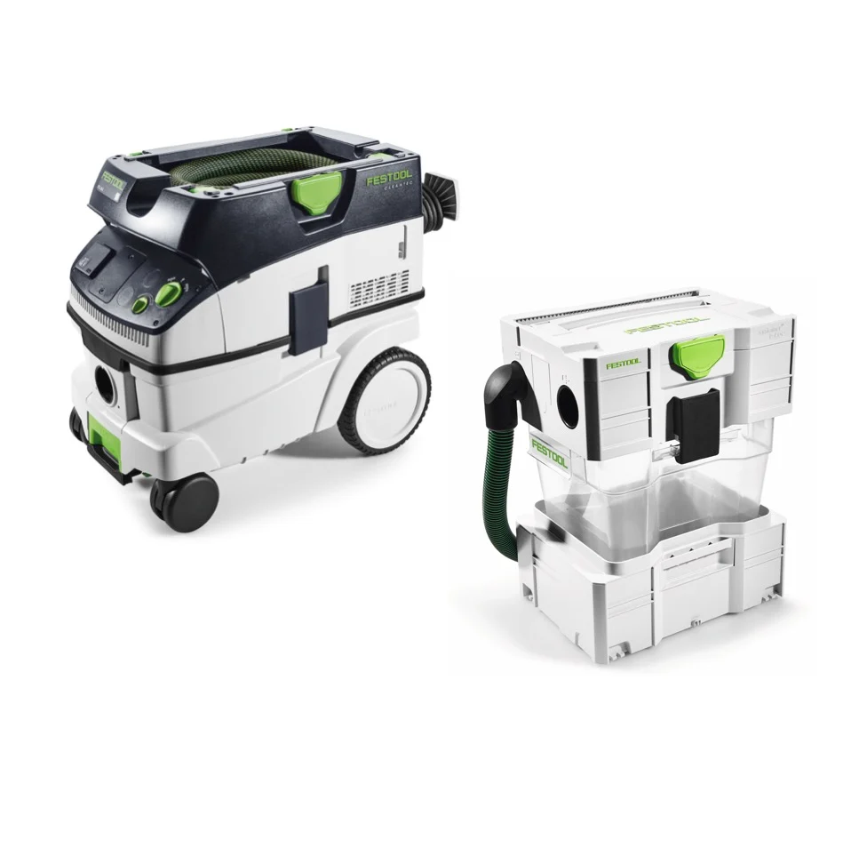 Odkurzacz mobilny Festool CTL 26 E Cleantec 26l klasa pyłów L ( 574947 ) + separator wstępny