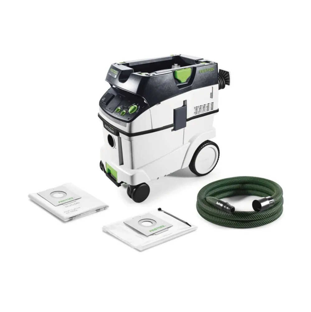 Odkurzacz mobilny Festool CTL 36 E AC CLEANTEC 36l klasa pyłów L ( 574958 ) + dodatkowe worki utylizacyjne i filtracyjne
