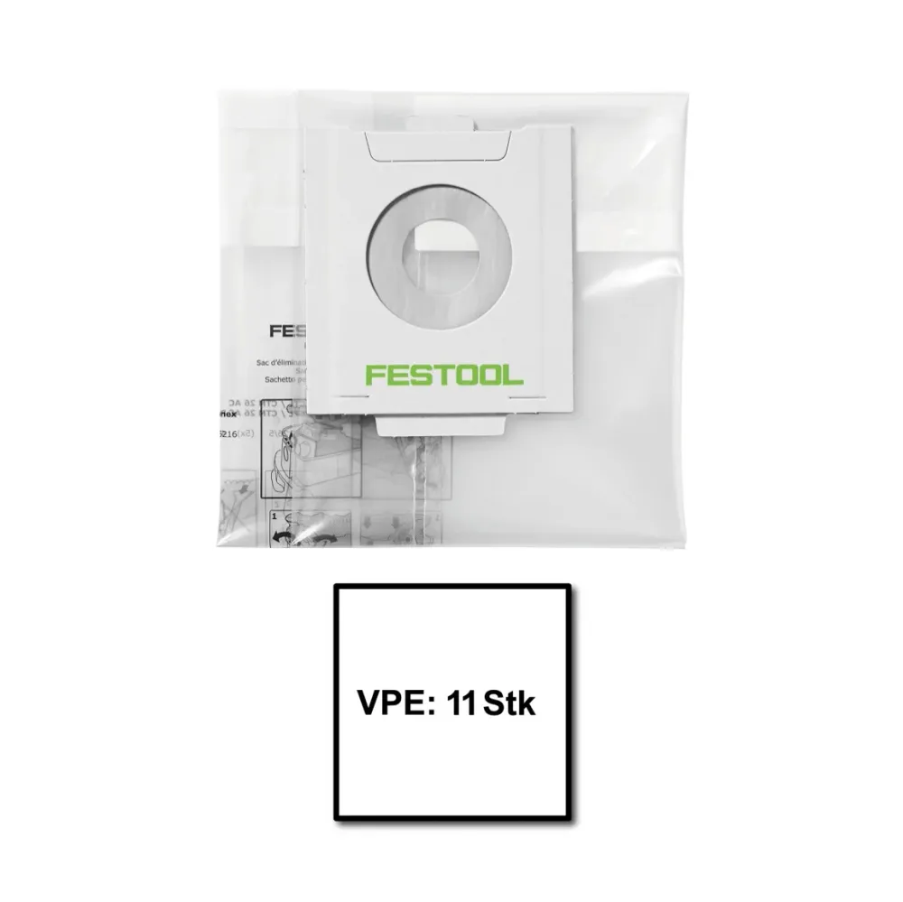 Odkurzacz mobilny Festool CTL 36 E AC CLEANTEC 36l klasa pyłów L ( 574958 ) + dodatkowe worki utylizacyjne i filtracyjne