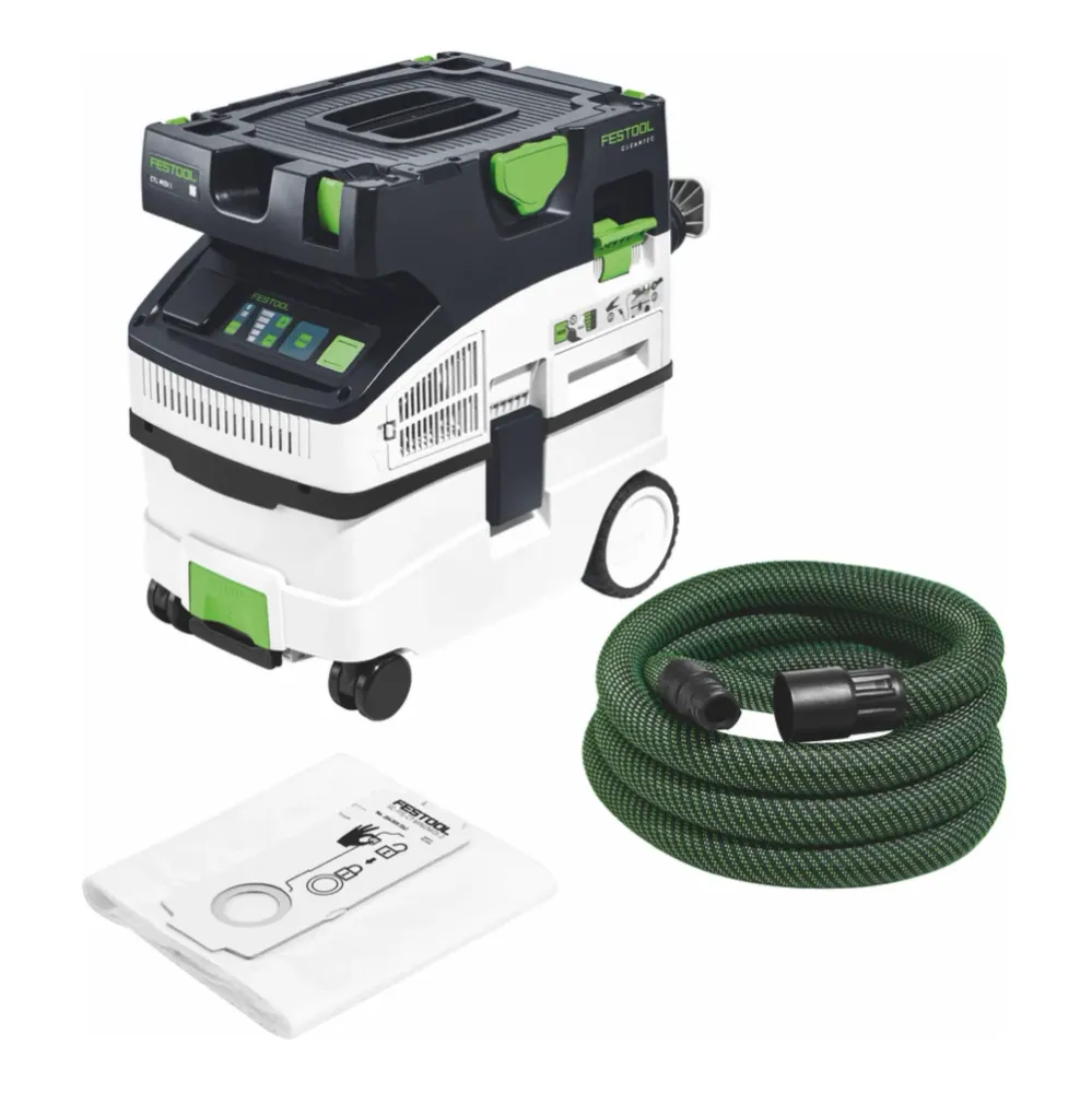 Odkurzacz mobilny Festool CTL MIDI I Cleantec 15l klasa pyłów L ( 574832 ) + akcesoria