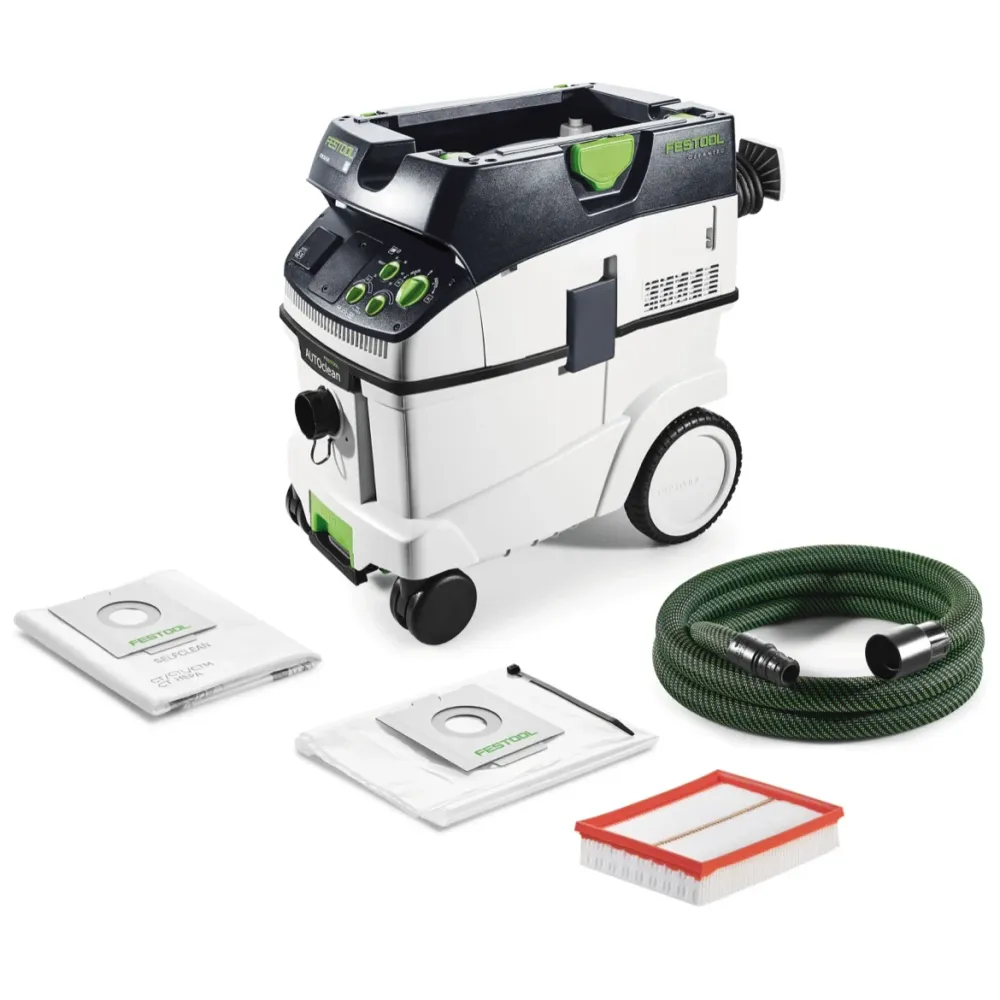 Odkurzacz mobilny Festool CTM 36 E AC CLEANTEC 36l klasa pyłu M ( 574983 ) + 1x dodatkowy filtr główny