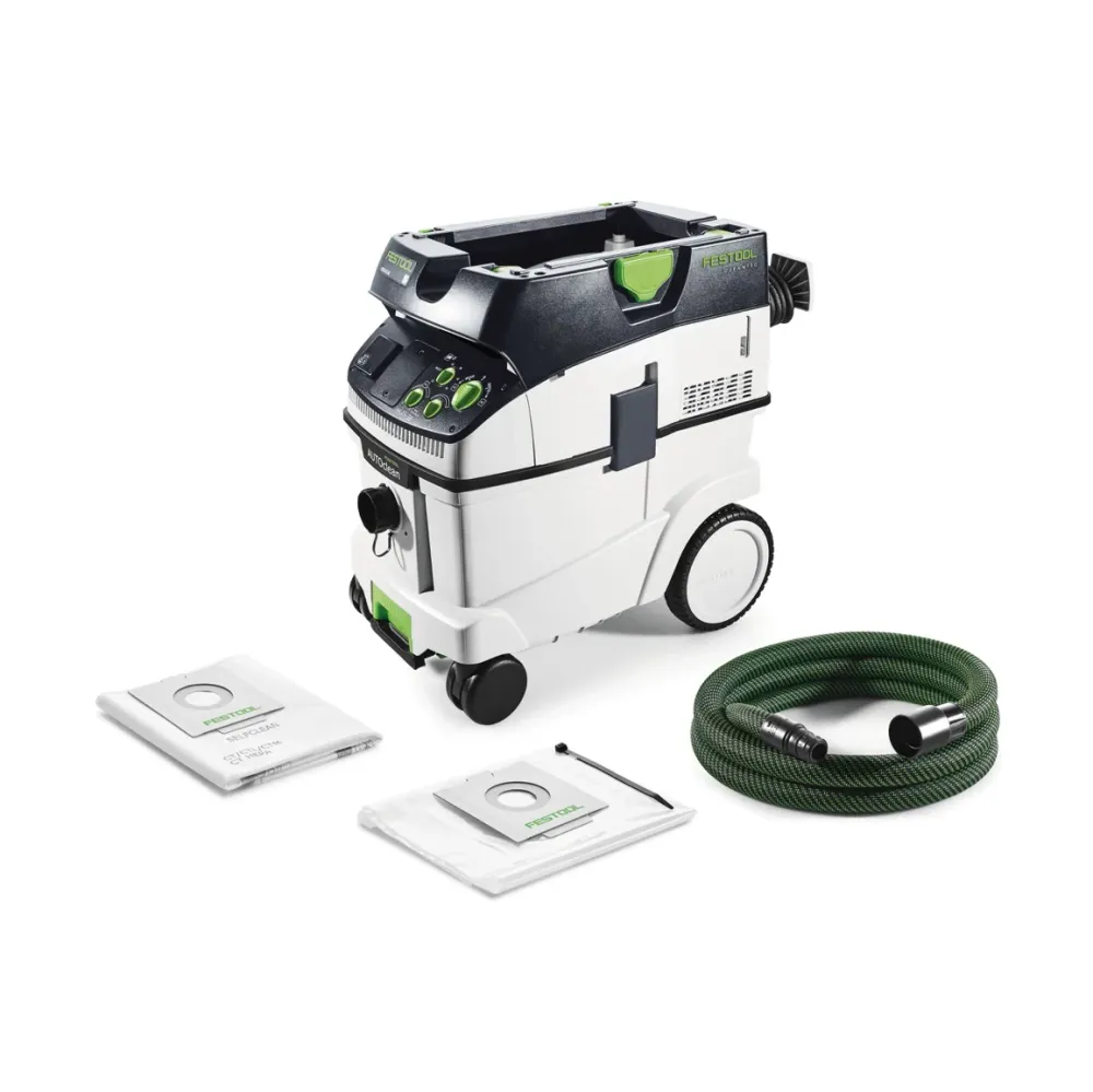 Odkurzacz mobilny Festool CTM 36 E AC CLEANTEC 36l klasa pyłów M ( 574983 ) + dodatkowy filtr i worki na odpady
