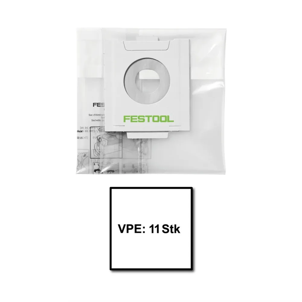 Odkurzacz mobilny Festool CTM 36 E AC CLEANTEC 36l klasa pyłów M ( 574983 ) + dodatkowy filtr i worki na odpady
