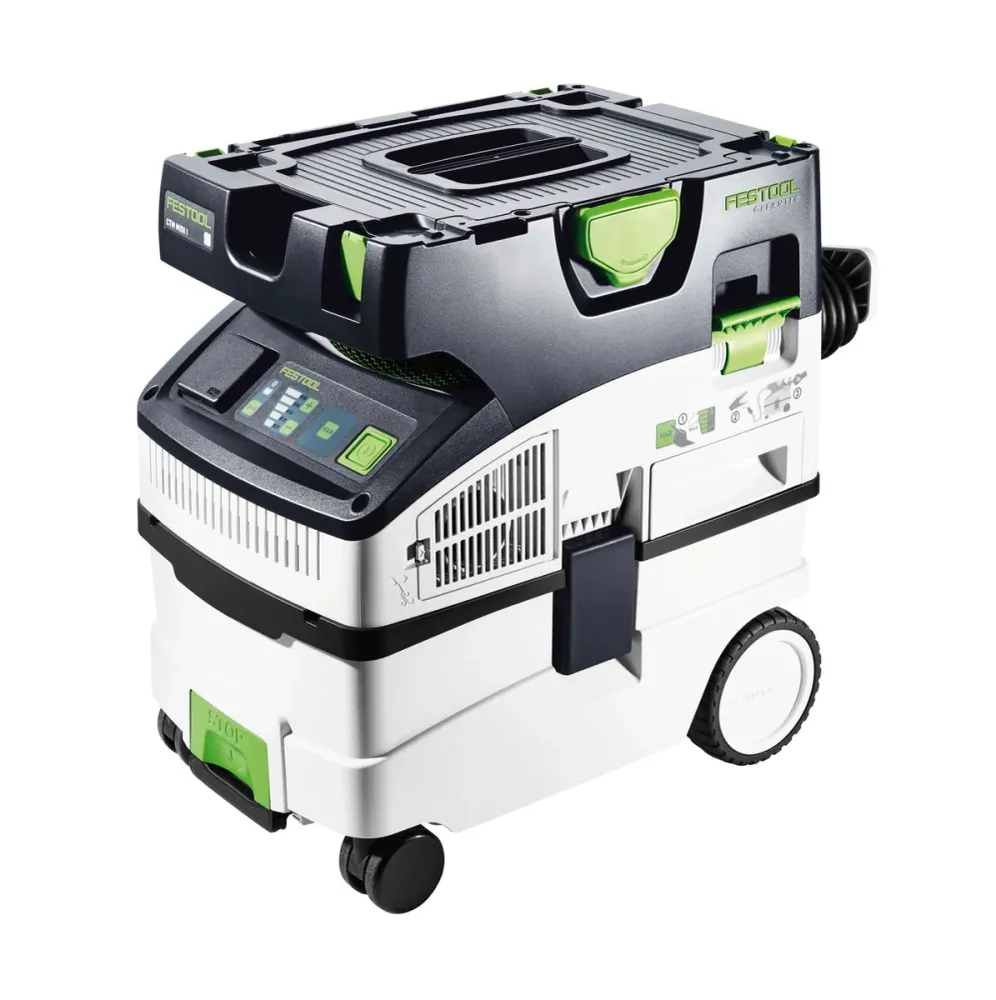 Odkurzacz mobilny Festool CTM MIDI I CLEANTEC ( 574822 ) Zestaw z 1x filtrem głównym, 1x filtrem mokrym i 5x workami filtr...