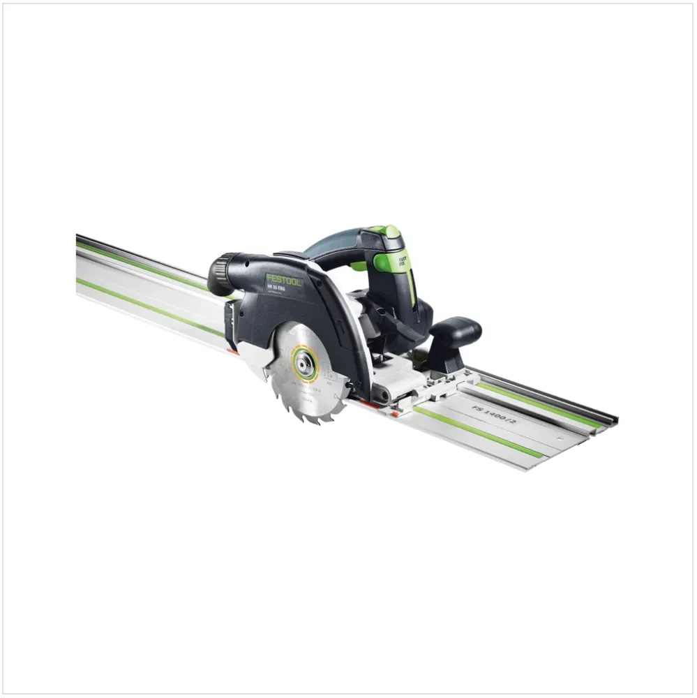 Przenośna pilarka tarczowa Festool HK 55 EBQ Plus FS 1200W 160 mm w walizce ( 574673 ) + akcesoria