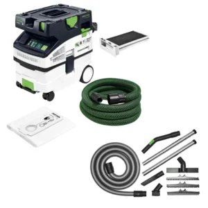 Zestaw odkurzacza mobilnego Festool CTM MIDI I CLEANTEC ( 574822 ) z 1x filtrem mokrym, 5x workiem filtracyjnym i zestawem...