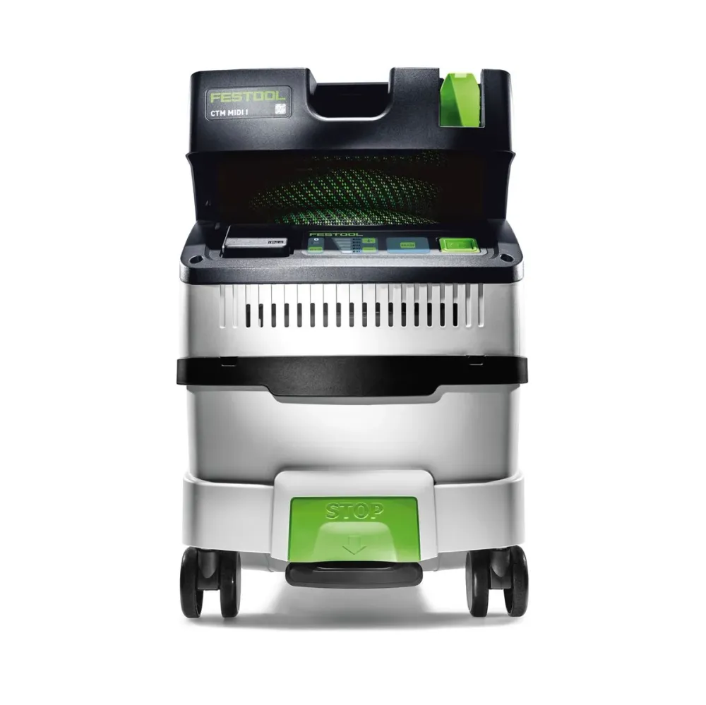 Zestaw odkurzacza mobilnego Festool CTM MIDI I CLEANTEC ( 574822 ) z 1x filtrem mokrym, 5x workiem filtracyjnym i zestawem...