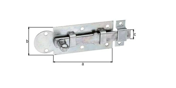 GAH Alberts rygiel okienny ( 8002902175 ) długość 100 mm szerokość 30 mm kształt prosty przedłużenie 29 mm