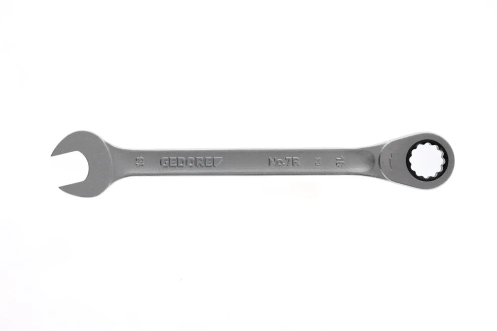 GEDORE Klucz płasko-oczkowy 7 R Szerokość między płaskownikami 18 mm Długość 237 mm ( 4000821601 )
