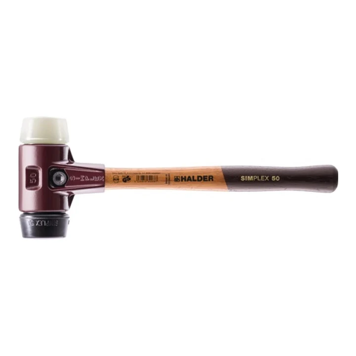 Młotek HALDER SIMPLEX z miękkim ostrzem Długość 490 mm Głowica Ø 80 mm ( 4000760022 )
