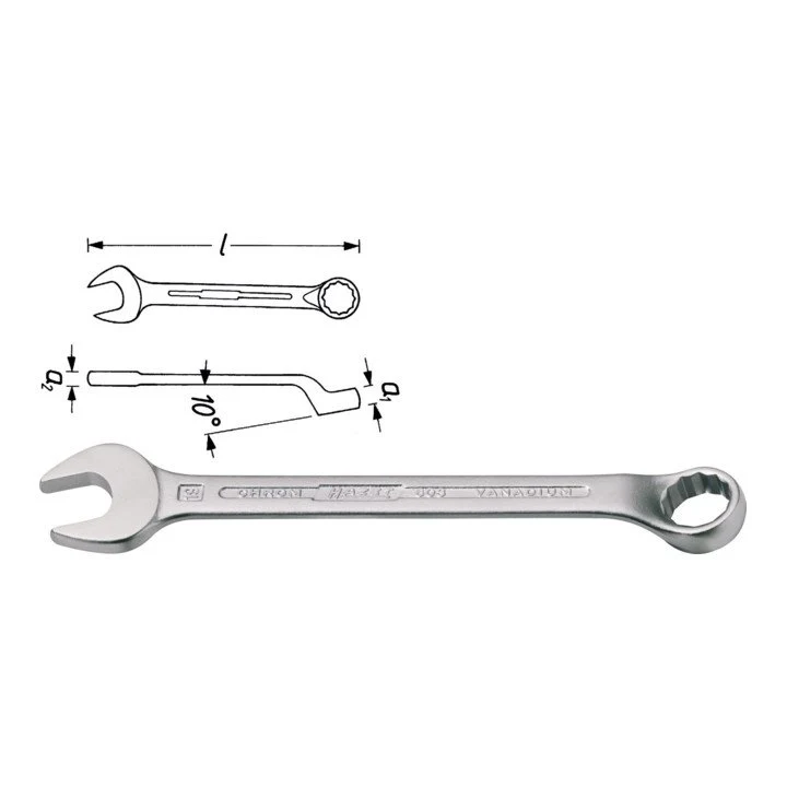 HAZET Klucz płasko-oczkowy 603 SW 11 mm Długość 145 mm ( 8000465081 )