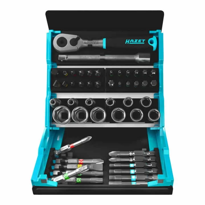 HAZET SmartCase 2200SC-2 50-częściowy zestaw kluczy nasadowych i bitów ( 8000791438 )