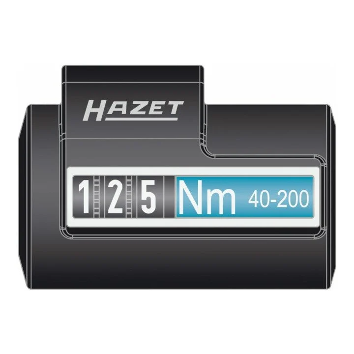 Klucz dynamometryczny HAZET 5122-2CLT 1/2 ″ 40 - 200 Nm ( 4000821741 )