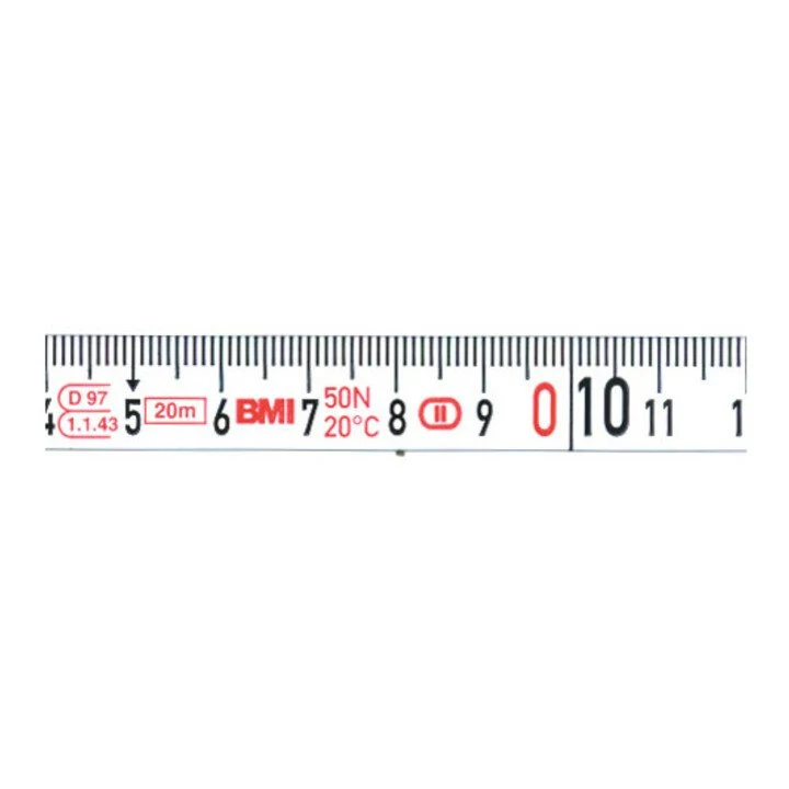 Kapsułkowa miara BMI RADIUS długość taśmy 10 m szerokość taśmy 13 mm ( 4000855610 )