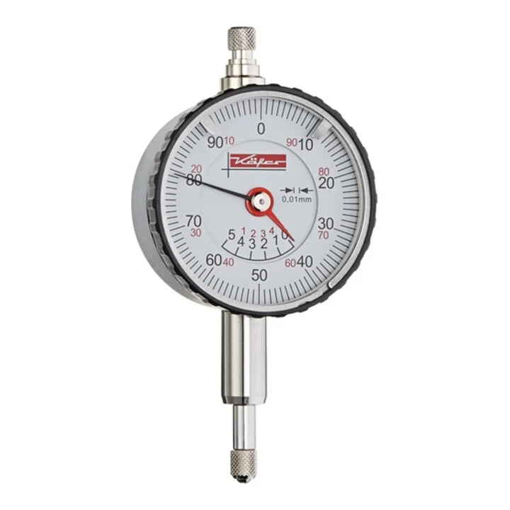 KÄFER mały czujnik zegarowy KMU 4/5 TK-100 5 mm odczyt 0,01 mm ( 4000851516 )