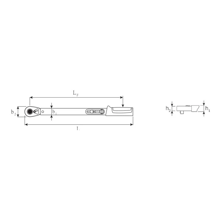 Klucz dynamometryczny STAHLWILLE 721QR/Quick 1/2 ″ 40 - 200 Nm ( 4000826607 )