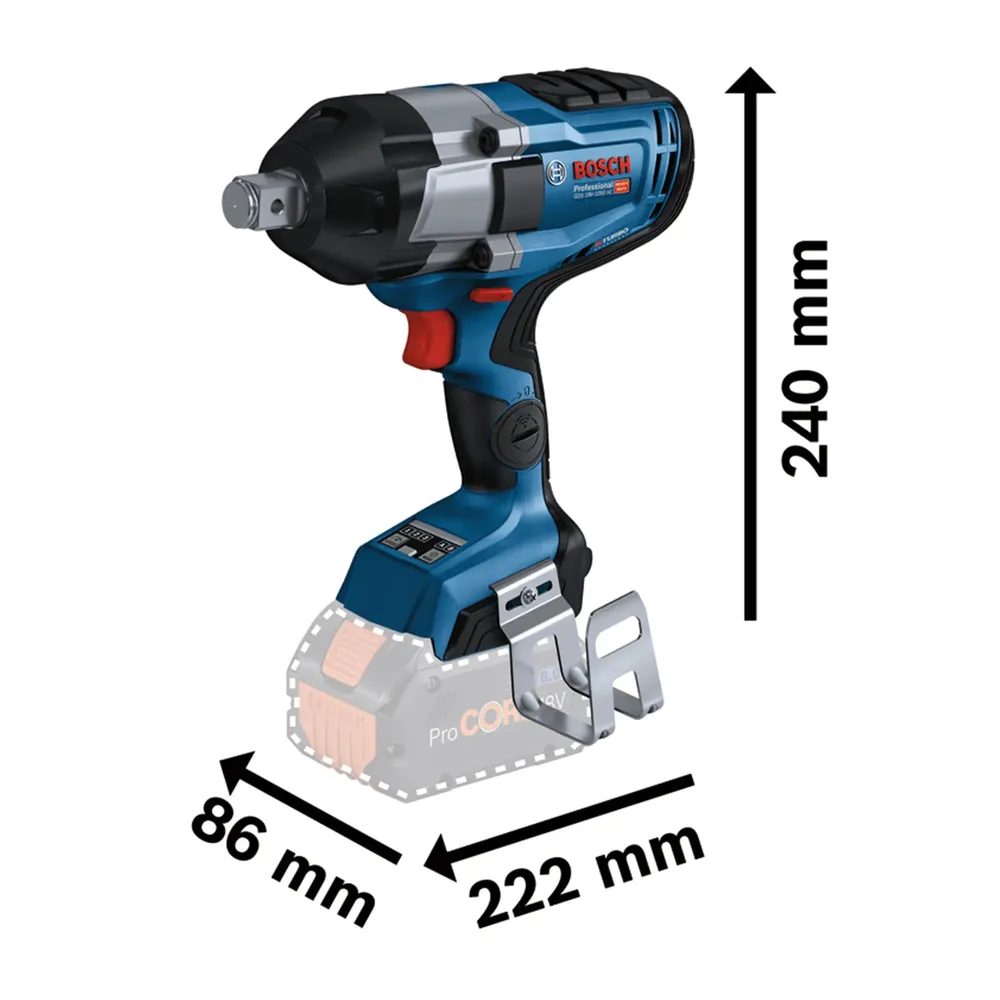 Klucz udarowy Bosch GDS 18V-1050 HC PRO 18 V