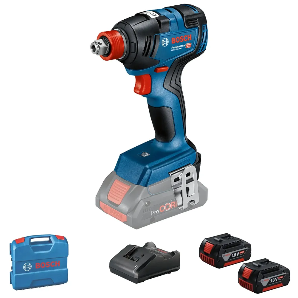 Klucz udarowy Bosch GDX 18V-200 PRO 18V 4Ah
