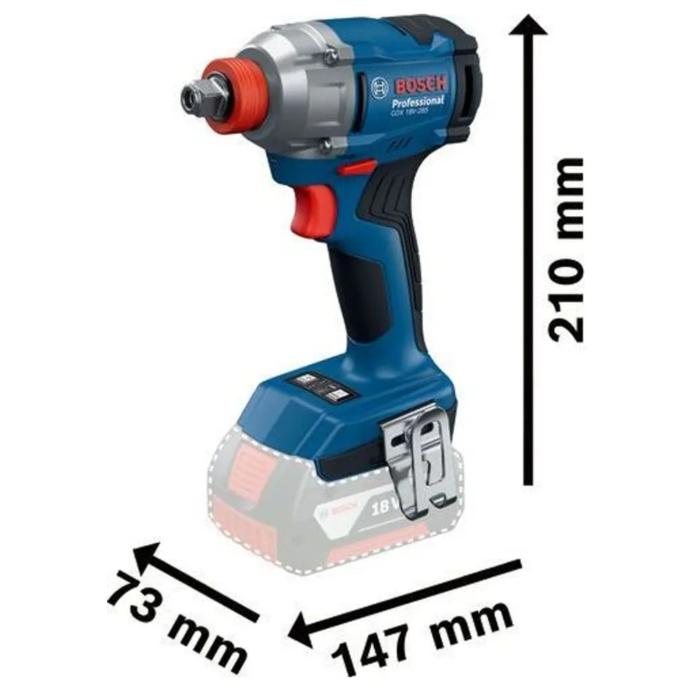 Klucz udarowy Bosch GDX 18V-285 PRO 18 V