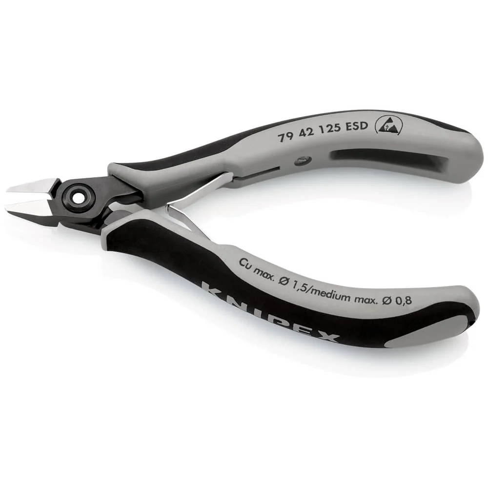KNIPEX precyzyjne szczypce tnące boczne do elektroniki długość 125 mm kształt 4 ( 4000810832 )
