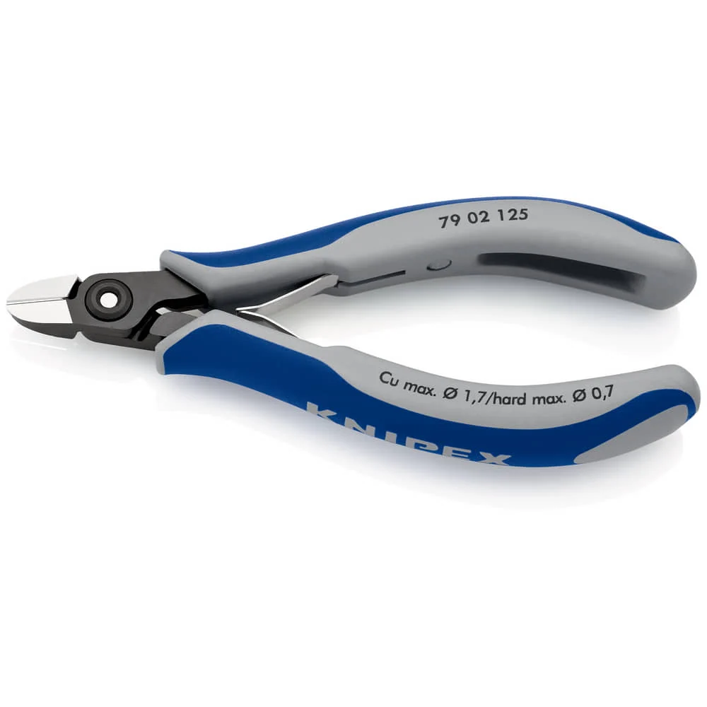 KNIPEX precyzyjne szczypce tnące boczne do elektroniki długość 125 mm kształt 0 ( 4000810820 )