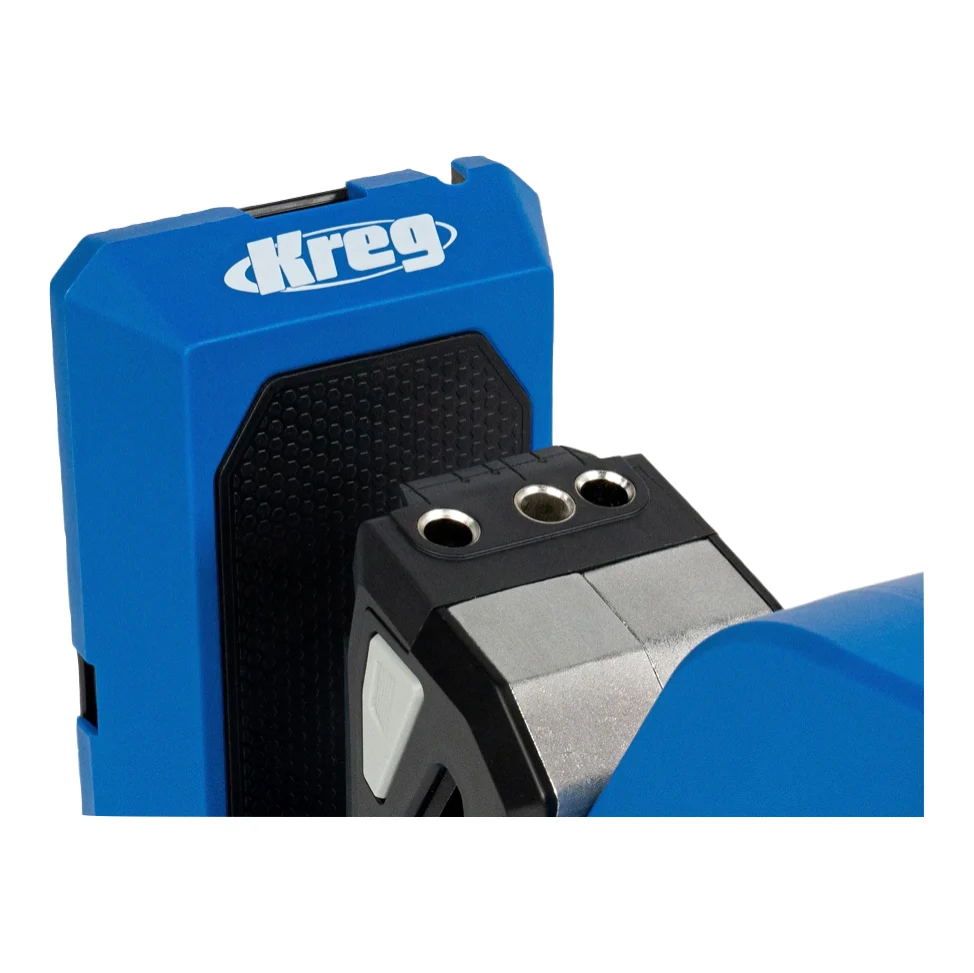 KREG Pocket Hole Jig 720 przyrząd do wiercenia otworów pod kieszeń (KPHJ720) + wiertło stopniowe + bit + wkręty