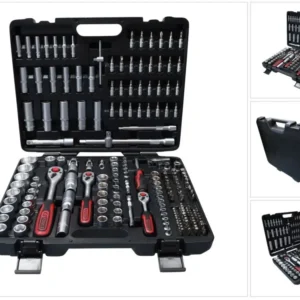 KS TOOLS 1/4"+3/8"+1/2" Steckschlüssel-Satz, 195-tlg ( 917.0795 )