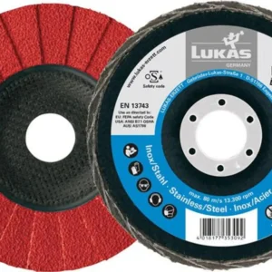 LUKAS tarcza listkowa V2 POWER CER Ø 125 mm ziarnistość 40 płaska ( 4000840349 )