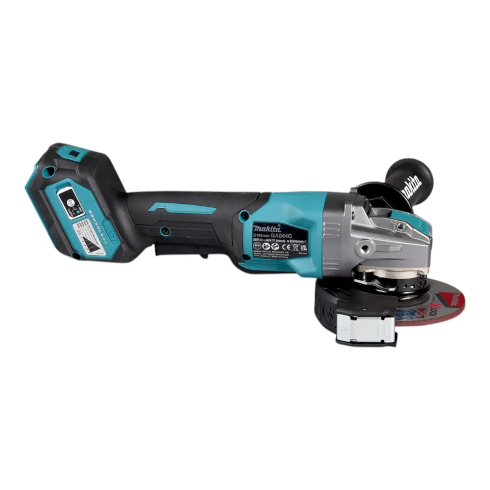 Makita GA 044 GT101 Akumulatorowa szlifierka kątowa 40 V maks. 125 mm X-LOCK Bezszczotkowa + 1x akumulator 5,0 Ah + ładowarka