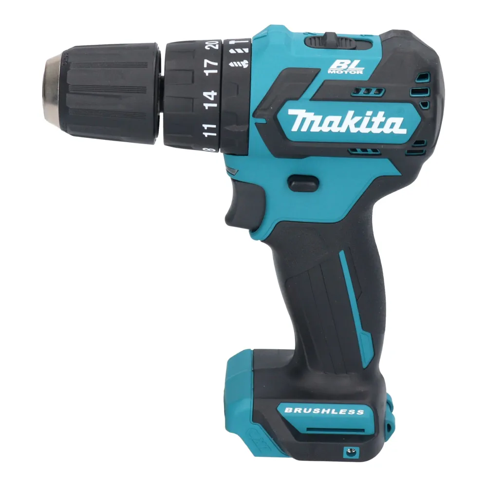 Makita HP 332 DZE akumulatorowa wiertarko-wkrętarka udarowa 12 V maks. 35 Nm bezszczotkowa + walizka - bez akumulatora, be...