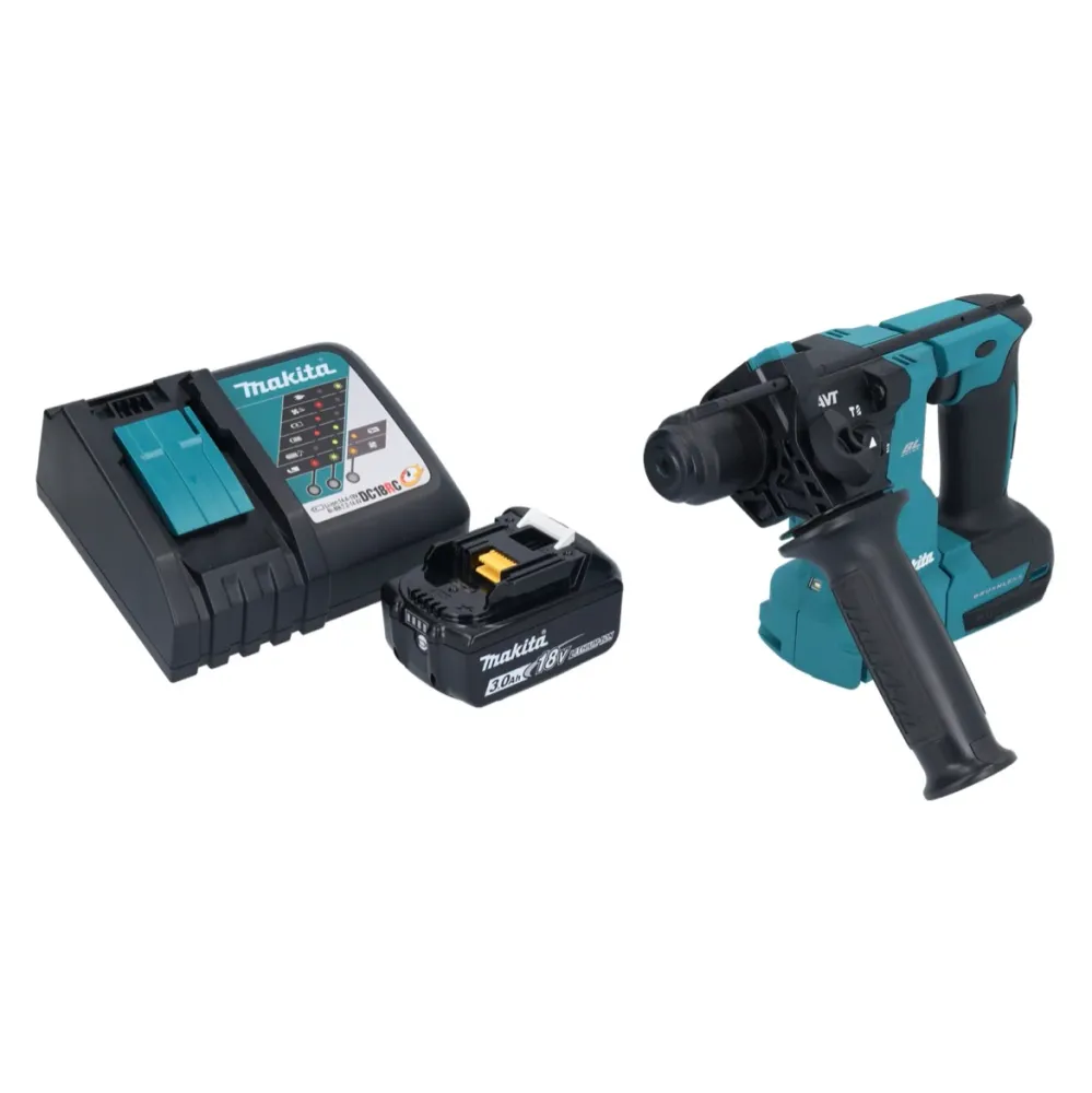 Akumulatorowa młotowiertarka Makita DHR 183 RF1 18 V 1,7 J SDS plus Brushless + 1x akumulator 3,0 Ah + ładowarka