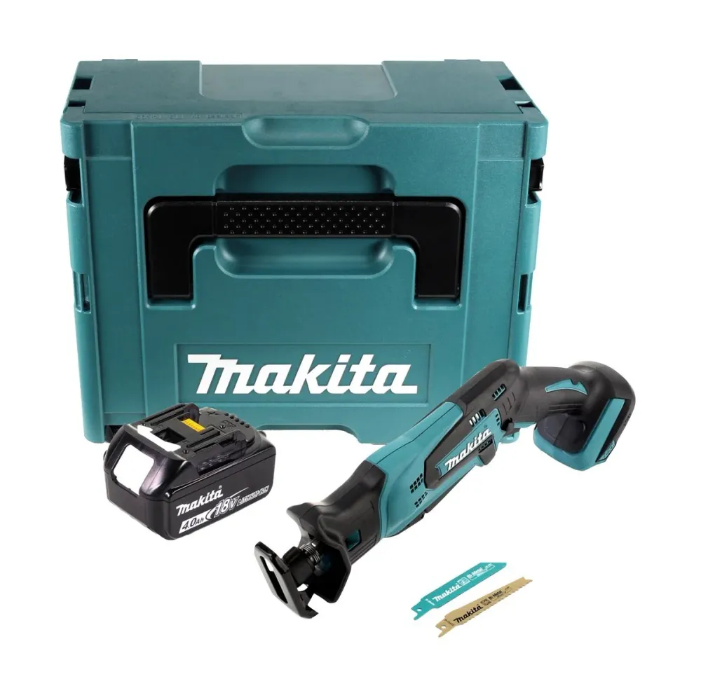 Akumulatorowa pił szablasta Makita DJR 183 M1J 18 V + 1x akumulator 4,0 Ah + Makpac - bez ładowarki