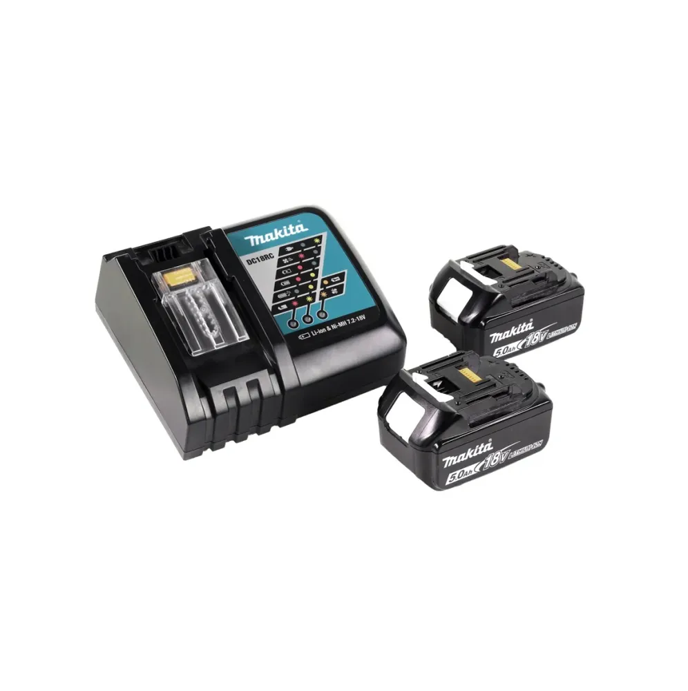 Akumulatorowa pilarka szablasta Makita DJR 183 RTJ 18V + 2x akumulator 5,0Ah + ładowarka + Makpac